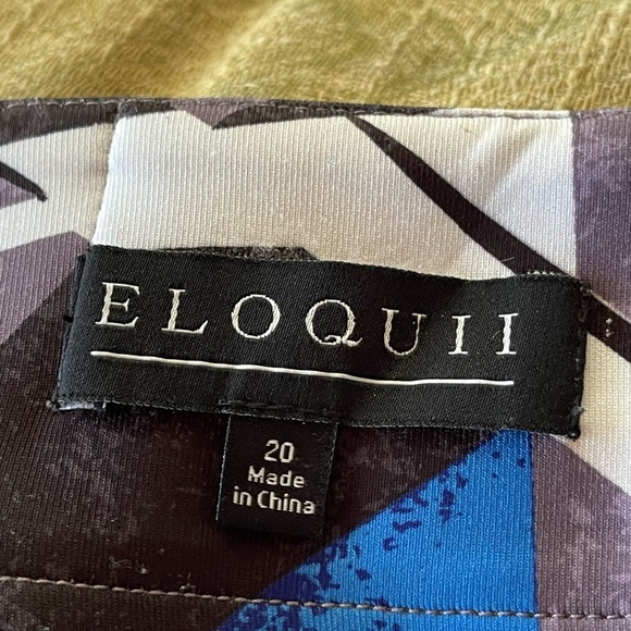 Eloquii pencil skirt neoprene print - Picture 4 of 7